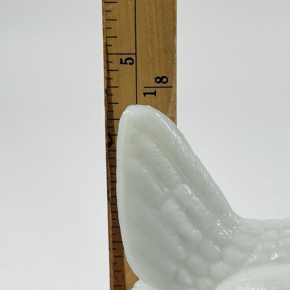 Vintage Westmoreland Hen On Nest Covered White Milk Glass Dish - Picture 10 of 11